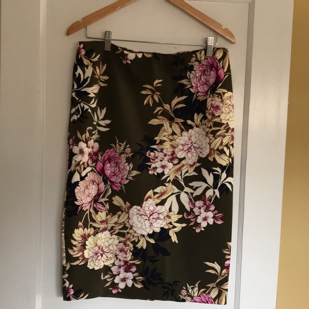 New York & Co. Loden Green Pencil Skirt